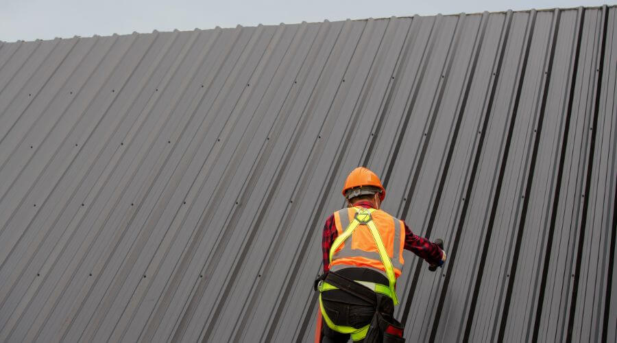 Professional metal roof installation services in Tie Siding, WY